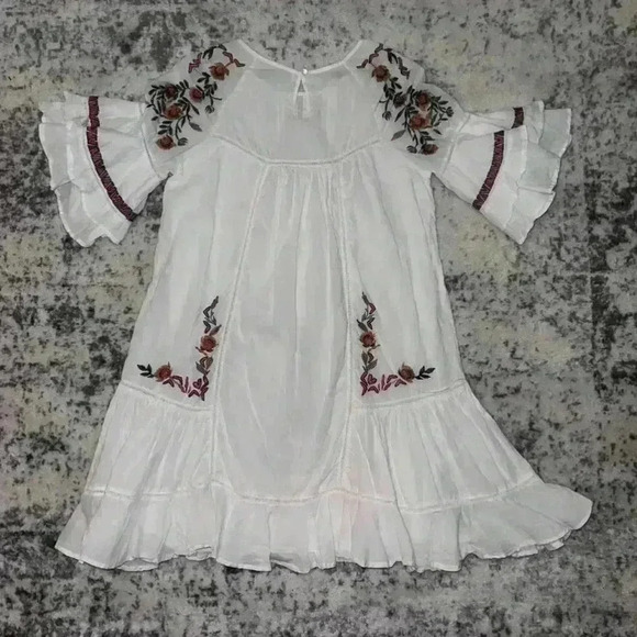 Free People White Floral Embroidered Dress Size S for Woman! - Picture 12 of 14